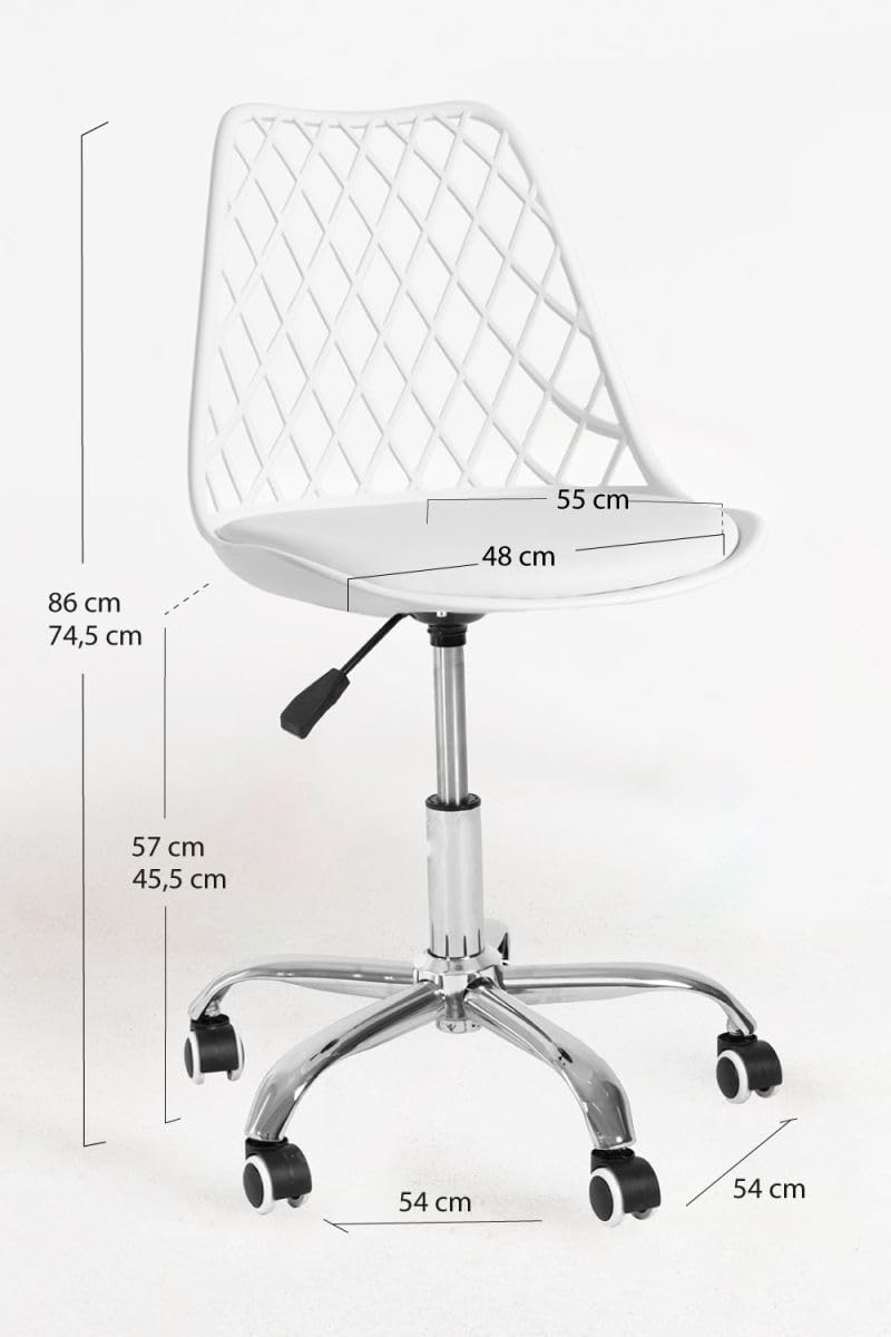 Pack 2 Sillas Mima Office Blanco