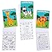 Baker Ross FE541 Libro di Attività a Tema Animali della Giungla per Bambini - Pacco da 12, Include Puzzle, Adesivi e Pagine da Colorare per Bambini