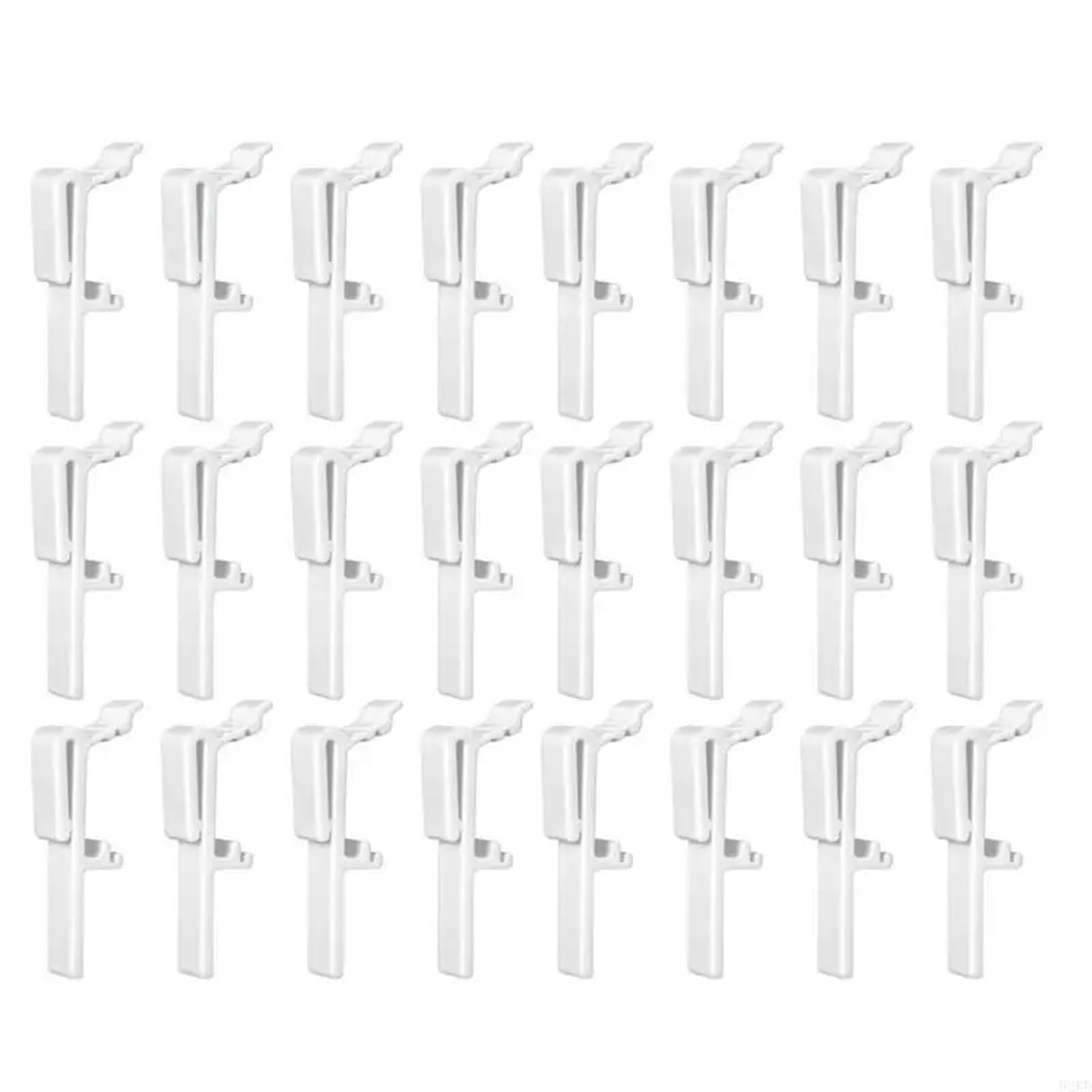 24 Pcs Window Valance Blind Clip Holder Bracket for Vertical Accessories For Door