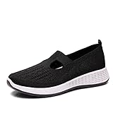 MaxBlaster Tennis Zapatos Mujeres,Casuales Transpirable Zapatos Comodos,Zapatos cómodos para Caminar Mujer (Negro, Adulto,...