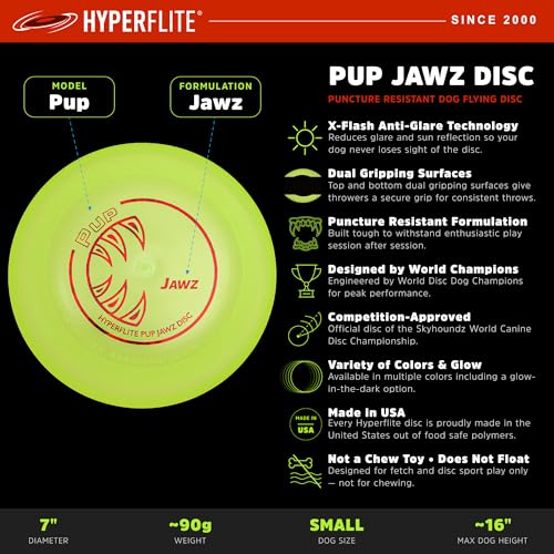 Hyperflite Jawz Pup 7-Inch l'excellence du disque canin robuste