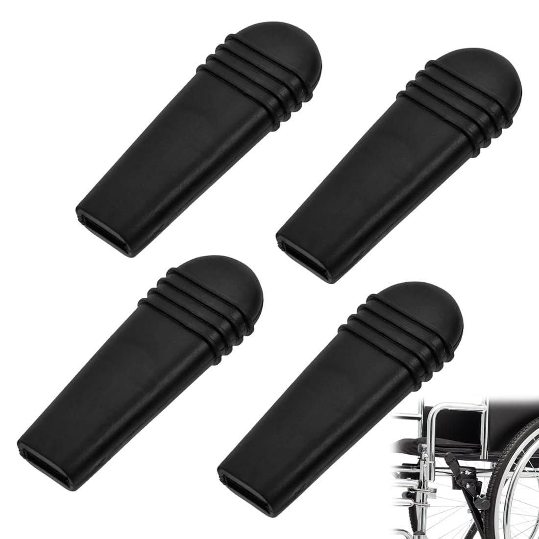 4 Stück Rollstuhl Bremsgriff Bremse Für Rollstühle Antrieb Rollstuhl Ersatzteile Rollstuhlbrems Verlängerungsgriffe Bequeme Bremse Rollstuhlbremsen Lenker Bergrollstuhlbremsen Griff