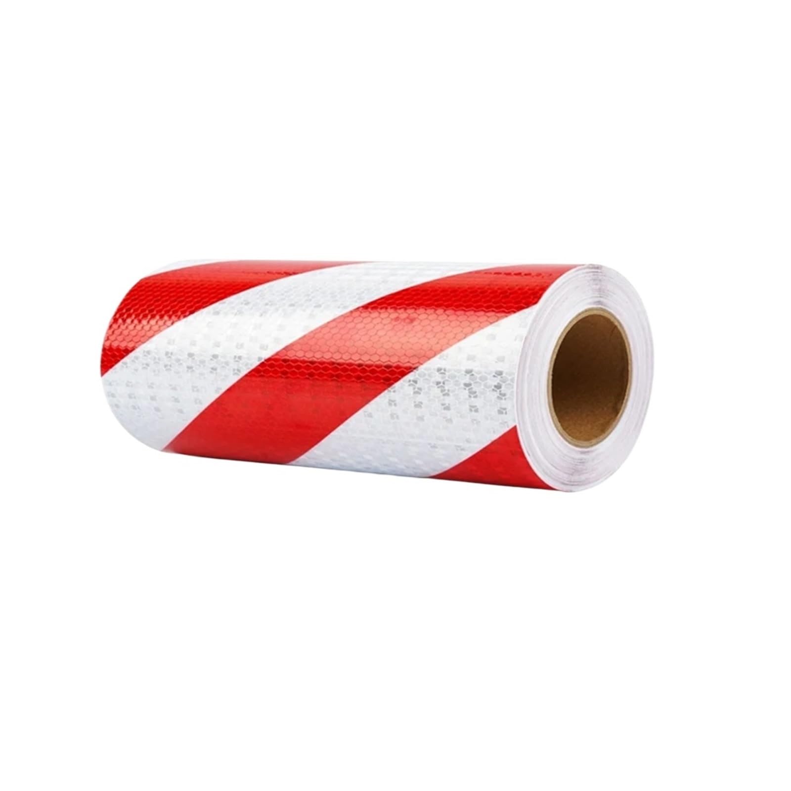 3 STÜCKE 10 cm x 3,0 M Twill Reflektierendes wasserdichtes Band Linker oder rechter Reflektor Selbstklebender Sicherheitswarnaufkleber Klarer Aufkleber LKW(Red White)