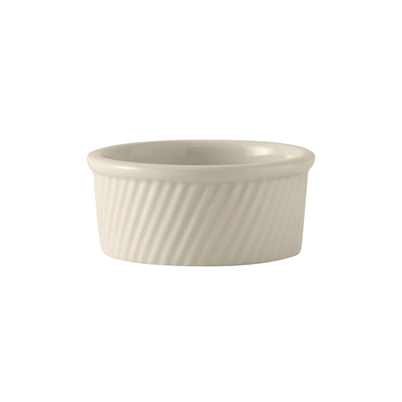 Tuxton BEX-1604 13.5 Oz. Round Swirl Souffle - 12 / CS