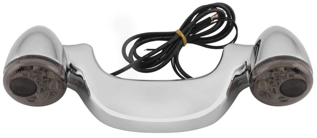 Letric Lighting Co. REAR LIGHTBAR LED FL CHR/SMK LLC-RLB-S