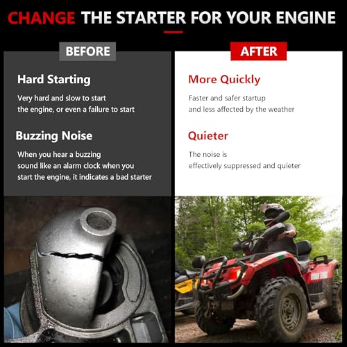 Starter Motor para Polaris Sportsman 550 EFI EPS 2010-2014 / X2 550 2010-2014 / XP 550 2009-2014 / Forest 550 2011-2014 Reemplaza OE# 3090221 3090163 463736 miniatura 5