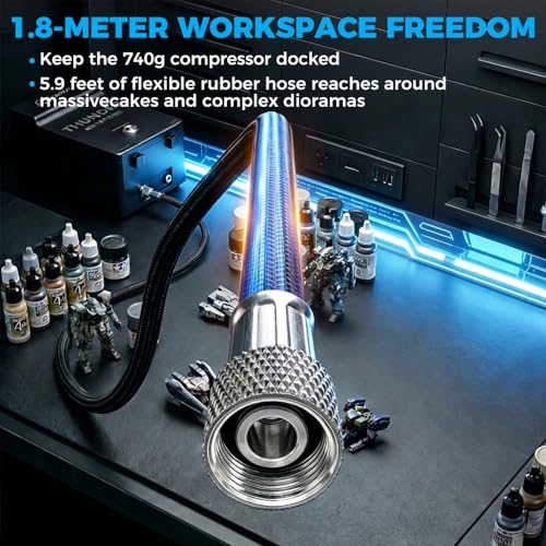 55 PSI High Pressure Plug-In Air Brush