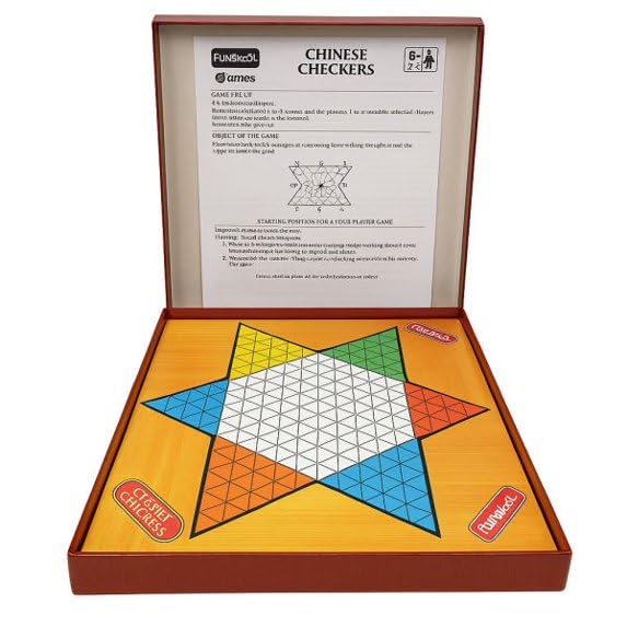 Juego de Mesa Damas Chinas Clásico para 6 Jugadores miniatura 6