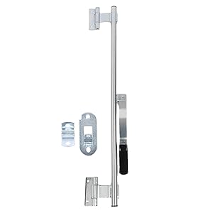 Cocoarm 36 Pulgadas Puerta Abatible de Remolque Bisagra Barra de Leva Puerta Lateral Partes de Remolque Encerrado, Barra de Leva de Bloqueo de Carga para Mayor Seguridad, Rendimiento