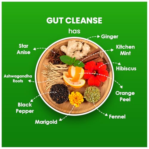 Image of BLUE TEA - Gut Cleanse - 30 Tea Bags - Plant Based | Eases Bloating - Supports Digestion - Remove Toxins - Antioxidant Rich | Caffeine Free - Herbal Tea | Ziplock Pack