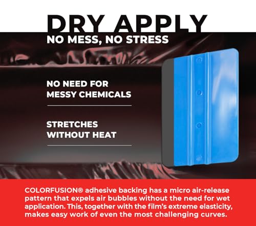 Image of ColorFusion PPF by VViViD, Matte Stealth Demon Black Dry Apply PPF Vinyl Car Wrap Roll 6ft x 5ft
