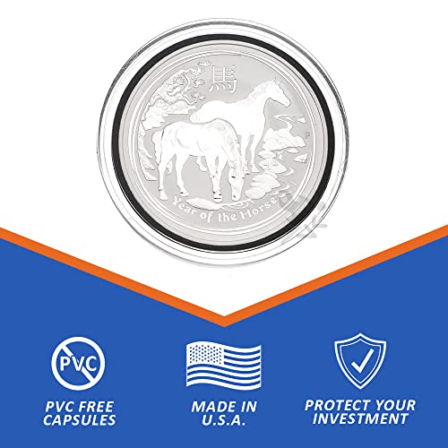 Anillos y tubo almacenamiento para monedas desafío 1.75" miniatura 3