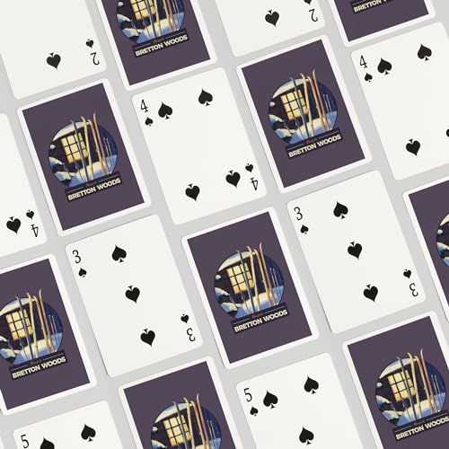 Lantern Press Bretton Woods, cartas póker 52 un miniatura 4