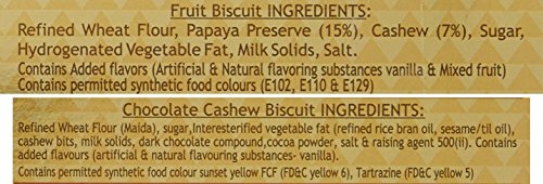 Image of Karachi Bakery Double Delight Fruit Biscuit with Chocolate Cashew, 400 g (Pack of 2)