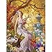 Yingxin34 Jigsaw Puzzle 1500 Pièces, Casse-tête de Fille et Oiseau en Dentelle Ensembles de Puzzle de Défi Cérébral pour Enfants, Jeux éducatifs pour Enfants, Cadeau de Divertissement