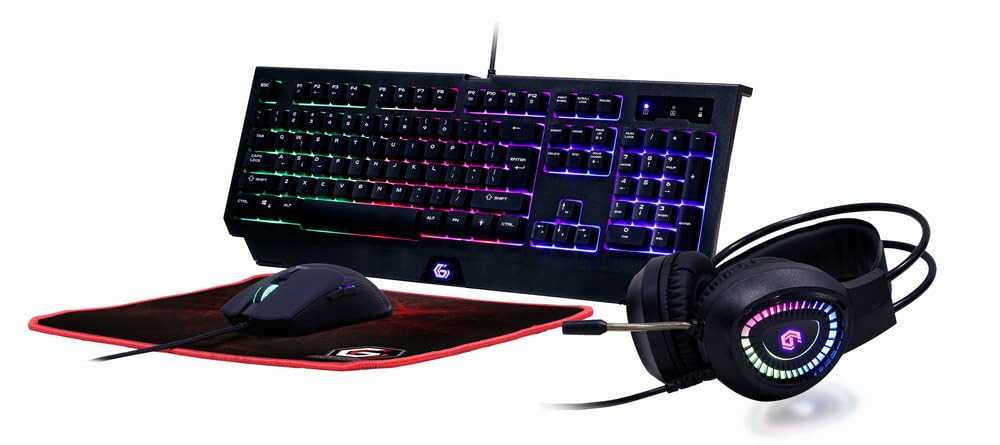 Kit da Gioco con retroilluminazione 4 in 1 'Phantom', Layout US Marca