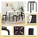 Giantex Bentwood Stackable Stools Set of 4, 18