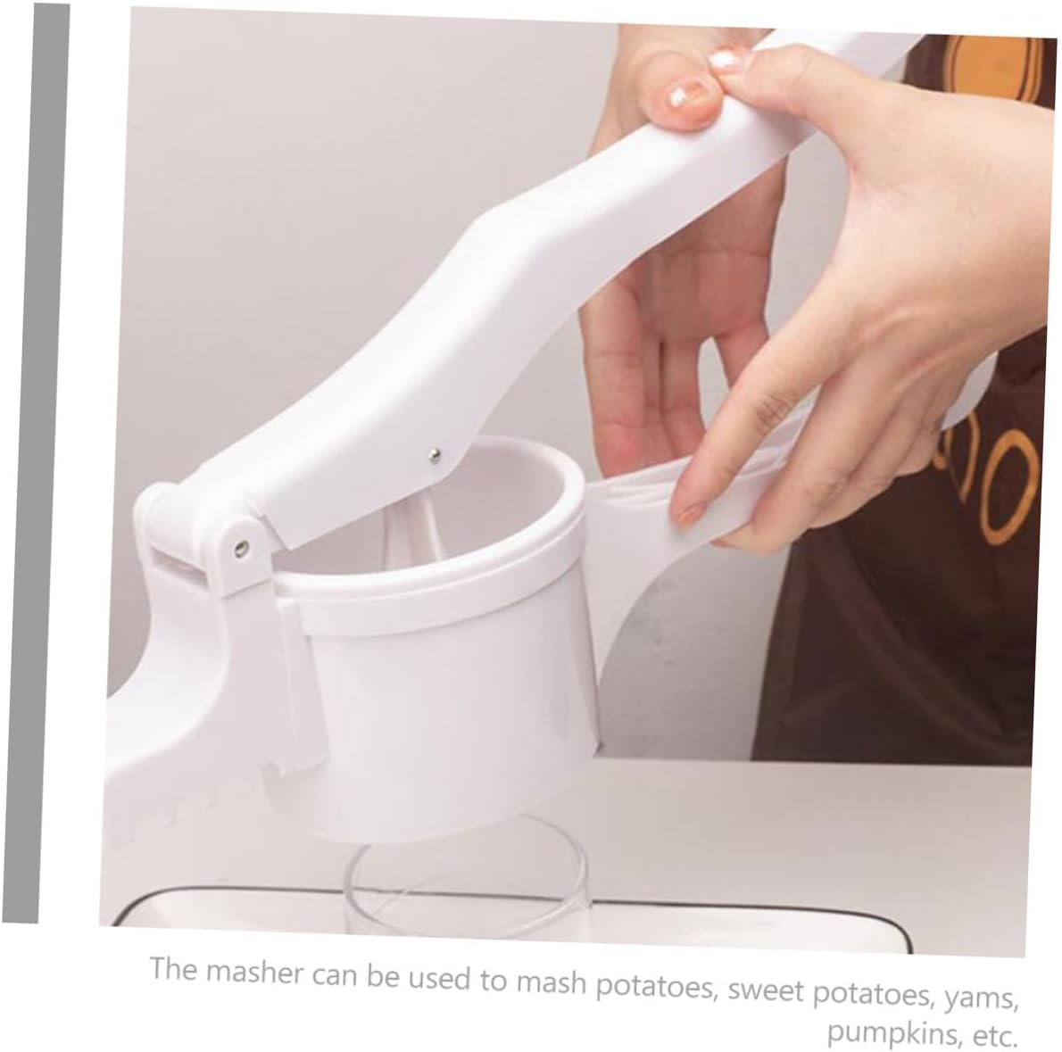 Heavy Duty Potato Ricer Masher with Interchangeable Discs for Fine Mashing Easy to Clean Vegetable Pressing Tool Comfortable Grip Manual Potato Masher Carrots and Pumpkin