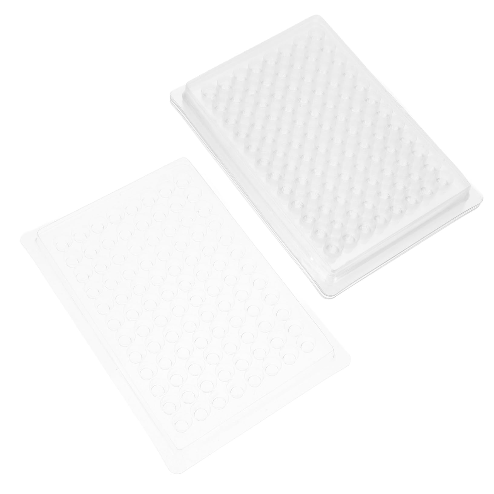 MAGICLULU 3 Series Placa De Cultivo De Laboratorio Placa De Cultivo Celular Para Laboratorio Placa De Cultivo De Tejidos Para Laboratorio De Polivinilo Transparente 100 Piezas*3