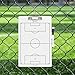 Altsuceser Dry Erase Coaching Clipboard, Soccer Coaches Scoreboard with Erasable Pen & Pen Holder, Double-Sided Soccer Whiteboard for Coaches Football Referee Tactical-Board Sets