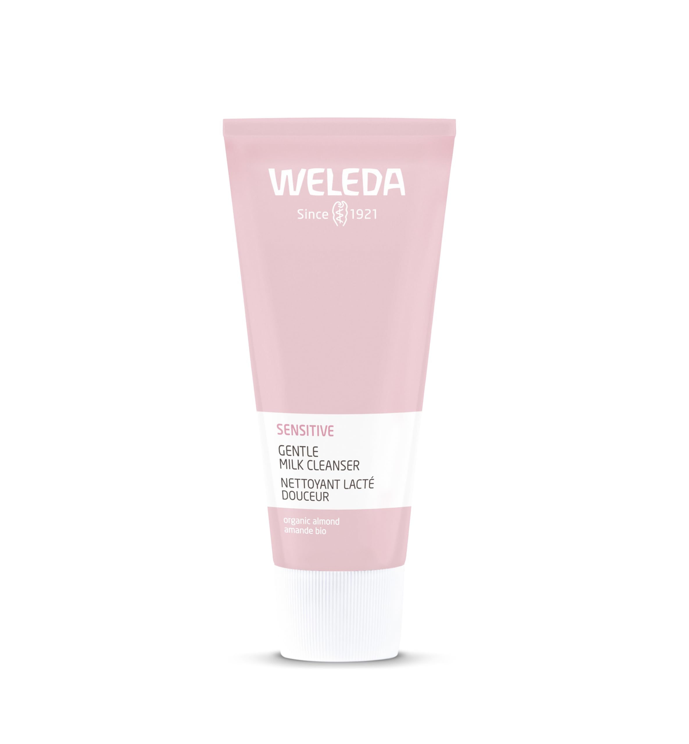Weleda - Leche Limpiadora Calmante Almendra, Limpia Suavemente la Piel y Regula el Equilibrio Hidrolipídico, con Aceite de Almendras Dulces y de Hueso de Ciruela, Natural, Sin Perfume - 75 g