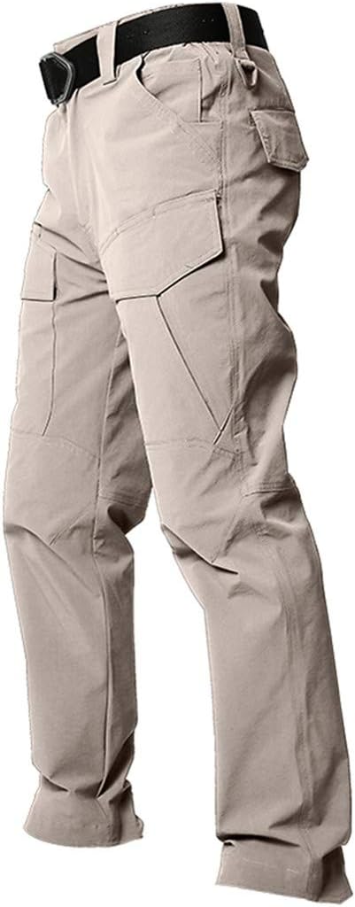 Summer Quick Dry Military Pants Men Many Pocket Tactical Cargo Pants Breathable Stretch Rip-Stop Cotton Army Trouser