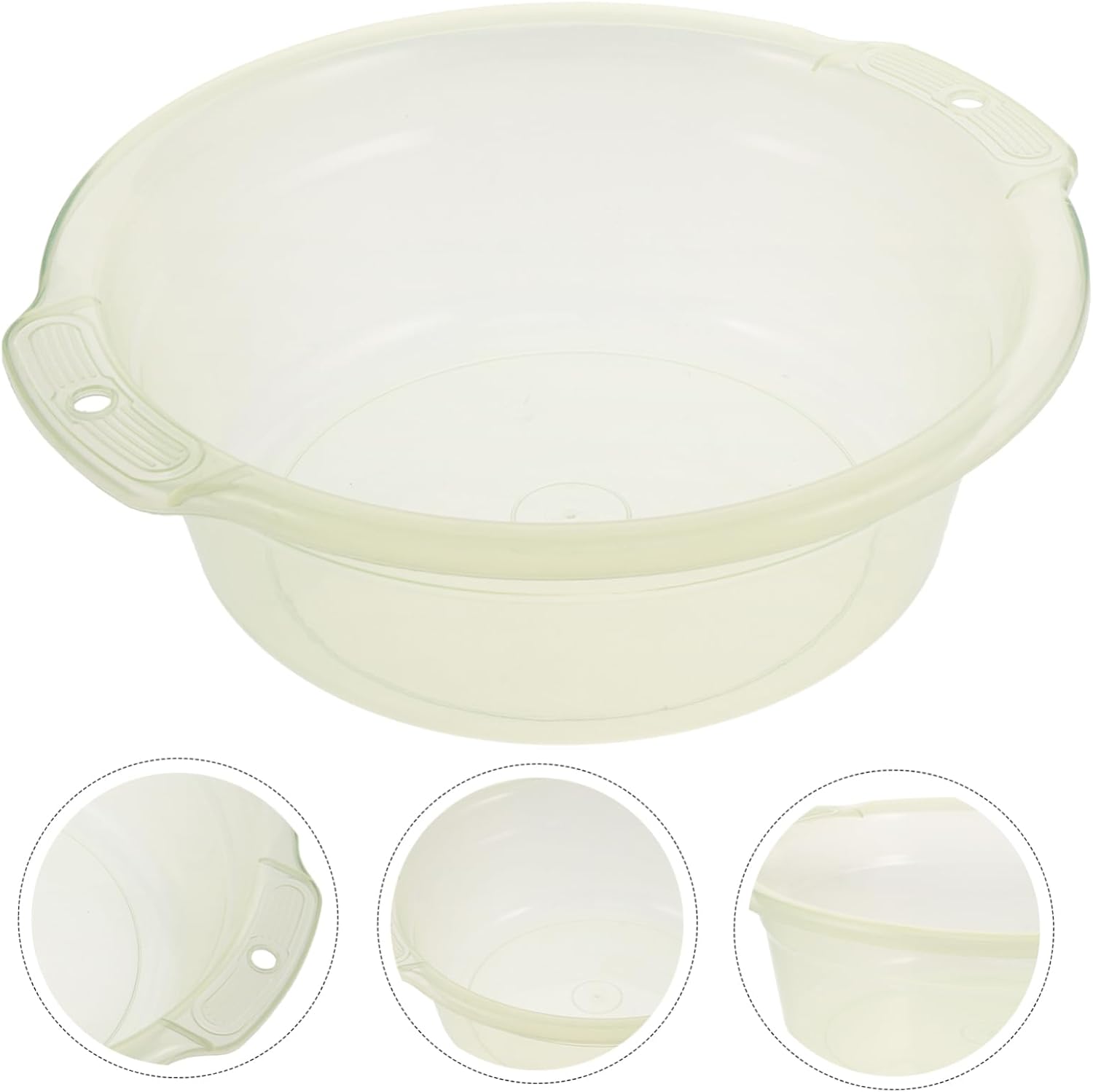 LIFKOME Plastic Wash Tub Thickened Stable Basin for Home Face Cleansing