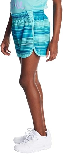 Miniatura 2 de C9 Champion - Pantalones cortos tejidos para correr, de 2 pulgadas, para niña