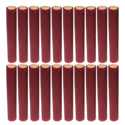 DOITOOL 200pcs heat cap pvc shrink capsules wine bottle commercial shrink wrapper rum runners for cruise bottle capsules shrink caps potassium sorbate pvc wine caps heat shrink Accessories