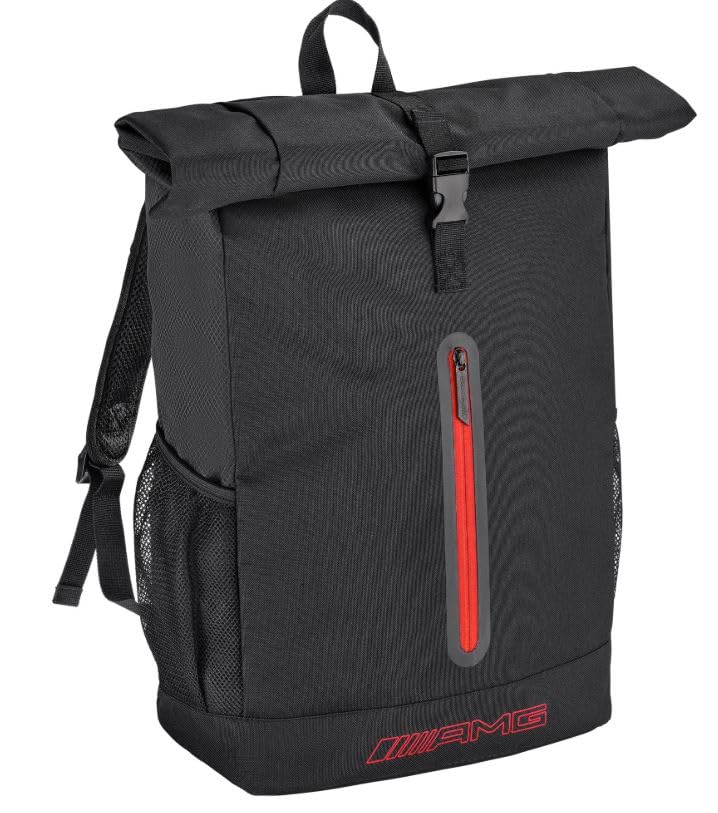 Mercedes-Benz AMG Rucksack Rolltop schwarz/rot Polyester B67960009