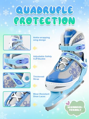 DFXLF Kids Ice Skates