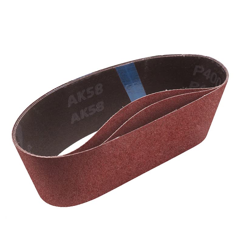 Bande abrasive P400 nylon 457x76mm pour meulage et polissage du bois