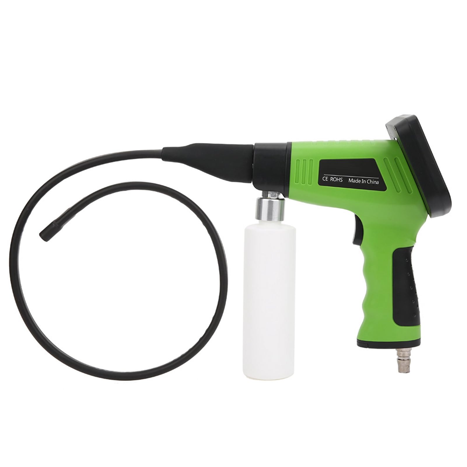 KIMISS Pistola de Limpieza de Aire Acondicionado de Coche con Pantalla LCD, Endoscopio y Pantalla 4K HD para Limpieza Eficaz de Tuberías y Cajas de Evaporación