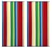 Cotton Craft - Terry Beach Towel 30x60 - 2 Pack - Springfield Multi Stripe - 400 grams per square meter - 100% Pure Ringspun Cotton - Brilliant intense vibrant colors - Highly absorbent