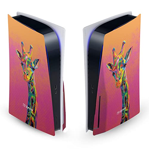 Autocollant de jeu peau PS5 Disc Girafe Animaux II vinyle protection PlayStation 5