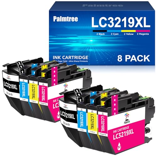 Palmtree LC3219XL LC3219 Druckerpatronen Kompatibel für Brother LC3219 XL LC 3219XL LC3217 für Brother MFC-J5330DW MFC-J5335DW MFC-J6530DW MFC-J5730DW MFC-J6930DW MFC-J6935DW MFC-J5930DW