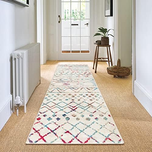 Carvapet Hallway Runner Rug 60x240cm Non Slip Long Kitchen Mat Washable