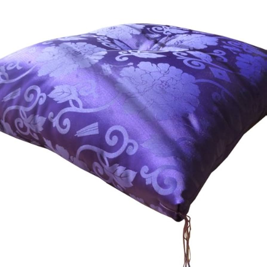 Amazon.co.jp: 【日本製 祝寿座布団 長寿御祝い】紫座布団 65