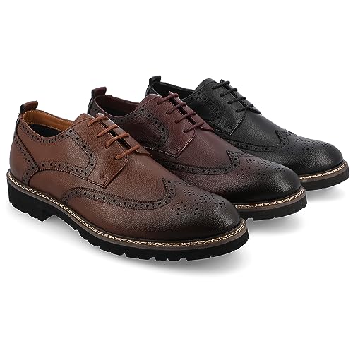 Image of Vance Mens Campbell Tru Comfort Foam Wingtip Lace-up Derby