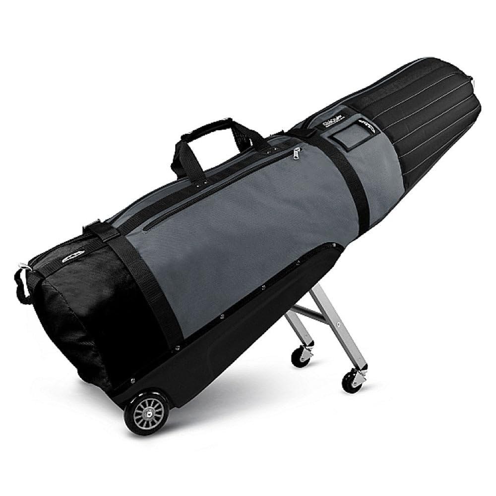 Sun Mountain ClubGlider Meridian - Bolsa de Viaje de Golf, Sistema de Patas retráctiles con 4 Ruedas, Viaje sin Esfuerzo