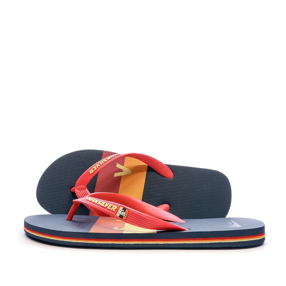 Quiksilver Molokai Word Block-Flip-Flops For Men, Chanclas Hombre