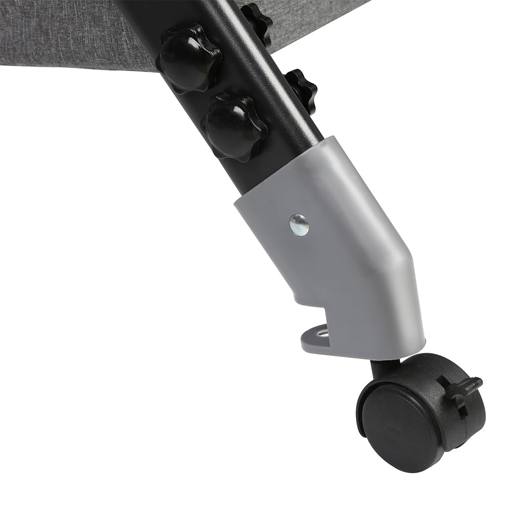 LANTUS Lit Cododo Bébé 3 en 1, Berceau Cododo avec Matelas et Moustiquaire, Berceau Bébé, Capacité de Charge 50KG, Compact en 3 Secondes, Facile à Transporter, 104 * 52 * 100-110cm-Gris Lin