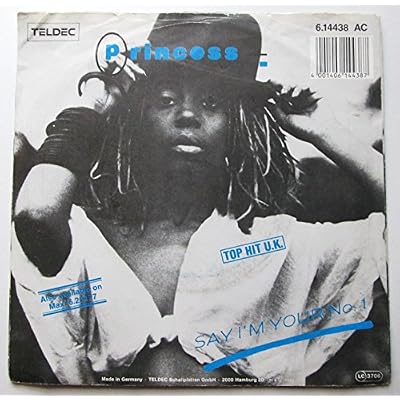 Say I'm Your No.1 - 7" Single , Made In Germany - TELDEC 6.14438 AC