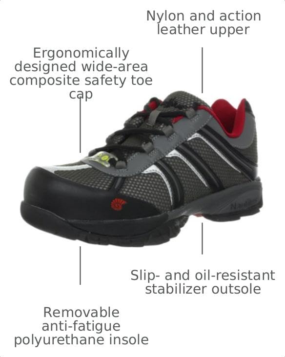 Image of Nautilus Safety Footwear Specialty SD N1343 Men's Steel Toe Athletic Work Shoes