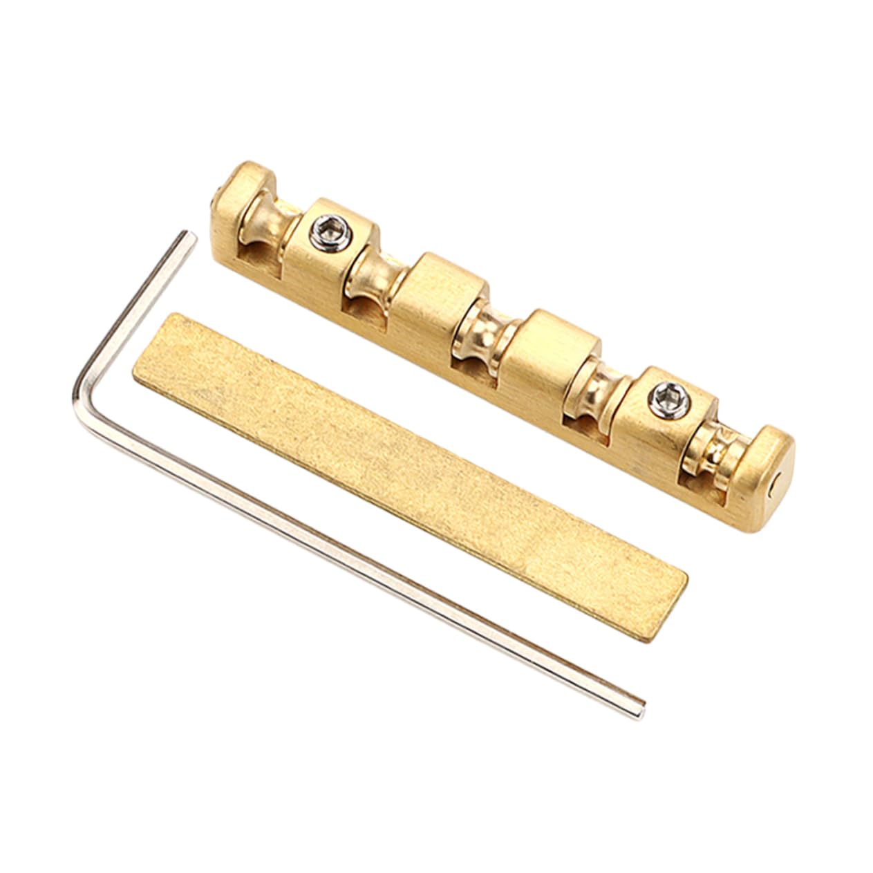 VICASKY Bass Guitar Strings Accessory Brass Nut for Nut Replacement Sound Sleek Design