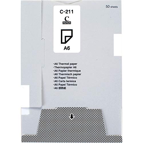 Brother C211 papier blanc A6 pour impression thermique professionnelle