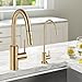 Kraus KPF-2620-FF-100BB Oletto Pull-Down Kitchen Purita Water Filter Faucet Combo, 16 Inch, Brushed Bronze