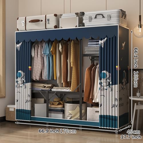 Armoire pliable portable pour remédier au manque de placards fixes - 6