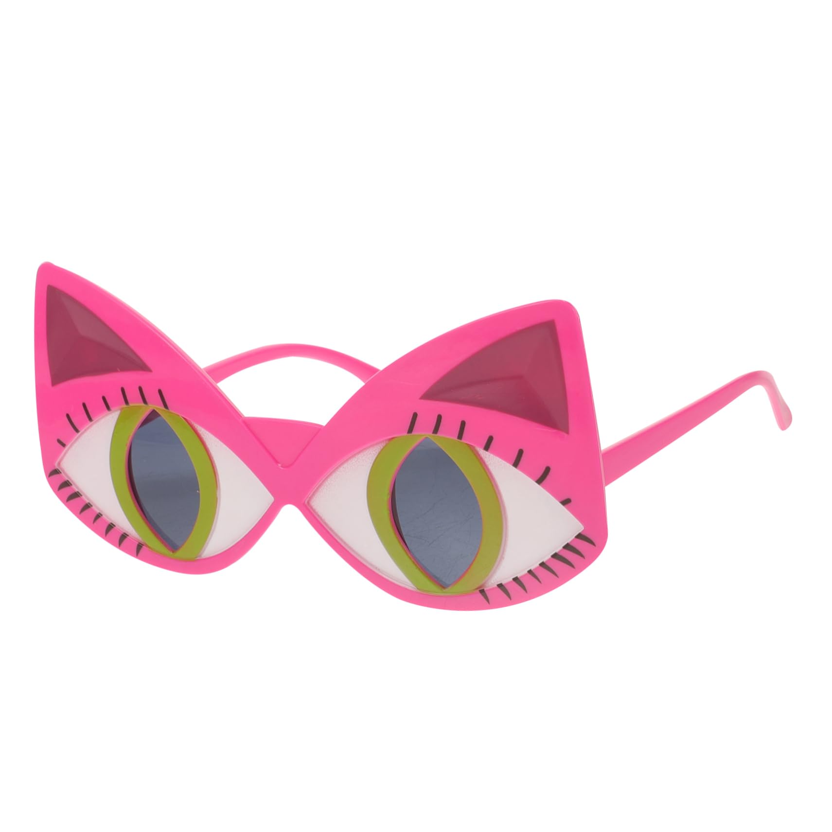 WOFASHPURET Cat Glasses Novelty Funny Costume Glasses for Adults Cat Party Photo Props Cosplay Eyewear