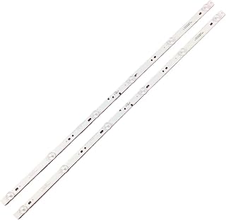 HABITZ LED Backlight Strip 6 Lamp Compatible with 32" TV LE32U3000 LE32A31n 06-32C2X6-618-M10W14-NEW ELEFW328 HK315LEDM-JH52H PLDED3273A-B (Color : 2 Pieces 1TV)